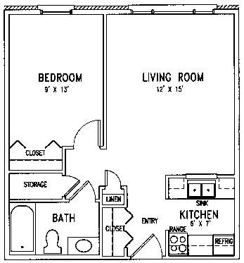 Messiah floor plan