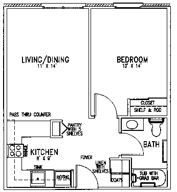 St Marks floor plan